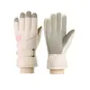 Guantes cálidos de invierno, engrosados y cálidos, unisex, impermeables para exteriores, adecuados para ciclismo, esquí y equitación, guantes con pantalla táctil y a prueba de viento