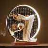 Quemador de incienso de reflujo decoración Lámpara Zen china anillo decoración creativa para escritorio del hogar apertura quemador de incienso regalo de inauguración de casa
