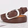 Fábrica Direct Belt Mulheres Couro Genuíno Moda Simples Cinto Fino Casual All-match ins Estilo Cinto Decorativo de Verão