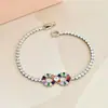 Pulsera de Moda Colorida de Circonita Estilo Vintage, Joyería Única de Nicho, Disponible para Dropshipping S8419