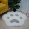 Alfombra de Felpa con Forma de Garra de Gato al por Mayor Transfronteriza Alfombra de Mesita de Noche para Habitación Infantil Alfombrilla Decorativa de Felpa Dibujo Animado de Celebridad de Internet