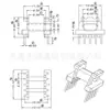 Bobina de Transformador EPC13 Bobina SMD EPC13 Bobina de Fonte de Alimentação SMD Horizontal Slot Único 5+5-1311-2