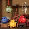 Fábrica atacado saqueta joias saco aromaterapia saco tecelagem bordado pequena bolsa sachê Zen chinês tradicional saco brocado antigo