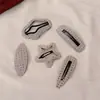 Nuevas pinzas para el pelo de lunares en blanco y negro de moda, pinzas BB de nube y estrella, pinzas para flequillo lateral, pinzas para el pelo, accesorios para el pelo