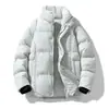 Novas Jaquetas de Algodão Tendência para Casais, Masculinas e Femininas, Jaquetas de Algodão Largas para Outono e Inverno, Jaquetas de Algodão Masculinas, Versáteis Casuais da Moda