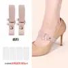 Tiras Elásticas de Sapato de Salto Alto com Pérolas em Forma de U com Fivela Ajustável, Cadarços Elásticos Ajustáveis Antiderrapantes