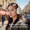 Adecuado para Funda Protectora Airpodsmax Auriculares Bluetooth Apple Funda de Silicona Montados en la Cabeza TPU Transparente Almohadilla para la Oreja Funda Protectora