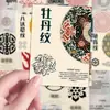 96 Pegatinas de Introducción a Patrones Chinos, Ilustraciones de Cultura Tradicional e Historia, Pegatinas Decorativas para Cuaderno y Funda de Teléfono, Impermeables