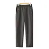 Calça de perna reta de outono, estilo vovó, calça casual solta e versátil, novo modelo outono e inverno 2026, calça longa versátil para mães de meia-idade e idosas
