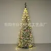 Árbol de Navidad Artificial Navideño con Luces para Decoración de Ventana de Oficina y Hotel, Suministros Navideños Suministrados Directamente por el Fabricante