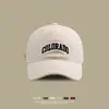 Gorra de Béisbol Estilo Dulce de Verano con Lazo, Gorra con Visera Bordada de Versión Coreana, Sombrero Versátil para Circunferencia de Cabeza Grande