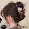 Presilha de garra doce oversized estilo coreano 2026, de alta qualidade e requintada, presilha tubarão versátil para coques na nuca, acessório de cabelo