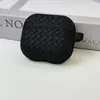 Adequado para Fone de Ouvido Bluetooth Sem Fio Apple Airpods3 Capa Protetora de Silicone Líquido Padrão Trançado Anti-Queda Capa para Fone de Ouvido