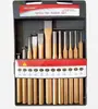 Cinzel Plano de Aço Cromo-Molibdênio de Grau Industrial Cinzel de Liga Cinzel com Ponta de Cinzel Punção Cilíndrica Centro Cinzel para Cantaria Cinzel para Cimento Ranhurado Cinzel