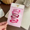 Nuevos Pasadores de Pelo para Niñas con Estampado Colorido de Lunares y Gotas de Agua, Set de 6, Dulces y Versátiles Pasadores para el Cabello de Niñas, Accesorios para el Cabello