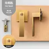 Cerradura de puerta de baño y cocina minimalista italiana, cerradura anti-retroceso de lujo ligero, cerradura de puerta mecánica silenciosa de una lengüeta para dormitorio y habitación infantil