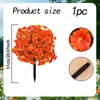 Arreglos de Flores Artificiales de Gloria de la Mañana de Venta Caliente Transfronterizos para Jardines, Decoraciones de Flores Artificiales de Flor Trompeta para Bodas, Fotografía al Aire Libre, Flores Falsas