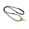 Cordón Trenzado Hecho a Mano de Xizang para Colgar Amuleto Budista, Thangka, Colgantes de Jade Hetian, Cordón Ajustable para Colgante