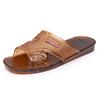 Zapatillas de cristal de plástico laoguang a la antigua para hombre de mediana edad y ancianos para el hogar y el ocio, chanclas clásicas nostálgicas de los 80