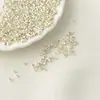 Retenção de cor Prata de lei S925 tubo de posicionamento conta de posicionamento acabamento clipe fixo clipe espaçador plano bead acessórios manuais DIY material