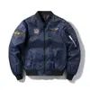 Chaqueta Ligera para Hombre Estilo Piloto de la Fuerza Aérea Americana Ma1 Primavera y Otoño Uniforme de Béisbol Marca de Moda Chaqueta de Doble Cara