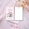 38 Tarjeta de Felicitación del Día de la Mujer Etiqueta del Día de la Diosa Mensaje Regalo Pastel Tarjeta de Flor Ramo Tarjeta Colgante