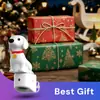 Luz de Noche de Mesita de Noche GY158 Perro Dachshund de Vinilo Lindo Luz de Color RGB Sensor de Luz de Noche para Habitación Infantil, Modelo de Enchufe