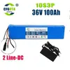 Paquete de baterías 10S3P 36V 100Ah batería de iones de litio 18650 500W para motocicleta scooter de alta potencia