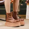Zuecos de Piel Genuina con Suela Gruesa para Mujer, Sandalias Retro Caladas de Punta Redonda Grande, Nuevo Estilo Primavera/Verano 2026