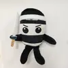 Colgante de Peluche Shan Hai Jing Lindo Tiburón Mono Juguete de Peluche Llavero Colgante Encanto para Bolso Muñeca Peluche