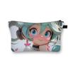 Nuevo Exportación Hatsune Miku Bolsa de Maquillaje para Niñas Almacenamiento de Alta Gama para Niños Bolsa de Almacenamiento de Artículos de Tocador Estampada Venta Caliente al por Mayor