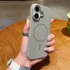 Adecuado para Apple 17Promax Armadura Dorada PC Delgado Círculo Magnético Funda para Teléfono Iphone16 Ultra-Delgada Disipación de Calor 15 Funda Anti-Caída