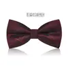 Gravata Borboleta Masculina Padrinho Noivo Vermelho Vinho Gravata Preta Camisa Social Vestido Casamento Vermelho Estilo Coreano Laço para Mulheres