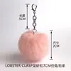 Colgante de Bolita de Piel de Conejo Rex Imitación para Fabricantes 7cm Colgante para Equipaje de Mujer Llavero de Bolita de Piel Accesorios para Zapatos Sombreros Ropa Venta al por Mayor