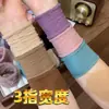 Diadema sin costuras ultraancha altamente elástica, Accesorios para el cabello de alta gama que no dañan el cabello, Banda de goma, Mascarilla para coleta alta de niña, Banda para el cabello muscular