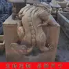 Escultura en Piedra Bestia Absorbente de Agua Patas de Mesa de Té Mármol Blanco Bestia Repelente al Agua Oficina Mesa de Café de Piedra Creativa Patas de Mesa de Té Adorno de Patio