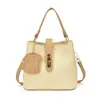 Bolso Cubo de Bloques de Color de Alta Gama para Mujer 2026 Nuevo Diseño Pequeño de Nicho Bolso de Mano Popular Gran Capacidad Bolso Cruzado para Viajes