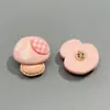 Suministro transfronterizo de botones de alta pata de frutas y verduras de dibujos animados lindos, componentes de accesorios hechos a mano para DIY, botones decorativos de metal de alta pata