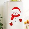Adesivos de Parede Transfronteiriços Adesivos de Parede de Natal Expressões Cartoon Decorativas Adesivos de Boneco de Neve para Geladeira Adesivos para Copos Adesivos de PVC