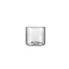 Taza de Cristal de Borosilicato Alto para Velas Portavelas de Estilo Europeo Transparente Adornos Tapa de Bambú Taza de Cristal Sellada para Aromaterapia Taza Vacía