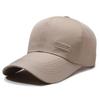 Gorra nueva para hombre, gorra informal para exteriores, para pescar y para el sol, gorra de béisbol de ala larga para hombres de mediana edad y mayores.