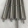 Rodillos Principales y de Accionamiento para Repujado Sin Motor de Acero Inoxidable 304, Rodillos de Línea de Banda, Ejes Galvanizados Electroplateados, Rodillos de Soporte Recubiertos de Goma