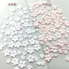 Arte de Unhas Branca Fresca Flores Pequenas Flores de Cinco Pétalas Estilo Fada Celebridade da Internet Unhas Peroladas Flores Misturadas Diamantes