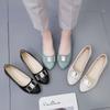 2024 Sapatos Baixos Pontudos Japoneses e Coreanos Moda Feminina Laço Sapatos Barco Confortáveis Sapatos Preguiçosos Fabricantes