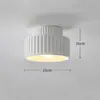 Luminária de Quarto Minimalista Nórdica Transfronteiriça, Luminária Criativa Estilo Creme para Sala de Jantar com Atmosfera, Luminária de Teto Moderna Simples de Luxo Leve