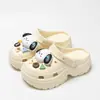 Zapatos Transpirables con Agujeros para Mujer Ropa Exterior 2024 Verano Eva Dung Sense Plataforma Sandalias de Playa Antiolor con Aumento de Altura Chanclas con Agujeros