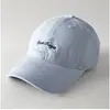 Gorra de Béisbol Suave con Bordado de Letras Estilo Simple Primavera y Otoño, Unisex, Adecuada para Actividades al Aire Libre, Senderismo y Protección Solar