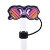 Tapas Personalizadas para Pajillas a Prueba de Polvo para Fiestas de Niñas Cubiertas de Goma Suave de PVC para Pajillas Disponibles en Amazon Venta al por Mayor