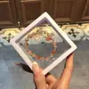 Chapeuzinho Vermelho Livro Mesmo Estilo Estudante Pulseira Glaze de Pipoca Feita à Mão Contas Cristal Desenho Animado Infantil Atacado Caixas de Presente