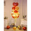 Decoraciones de Globos Flotantes de Mesa y Piso con Tema de Cumpleaños Feliz Cumpleaños para la Fiesta de Primer Cumpleaños de Niños, Decoraciones Brillantes